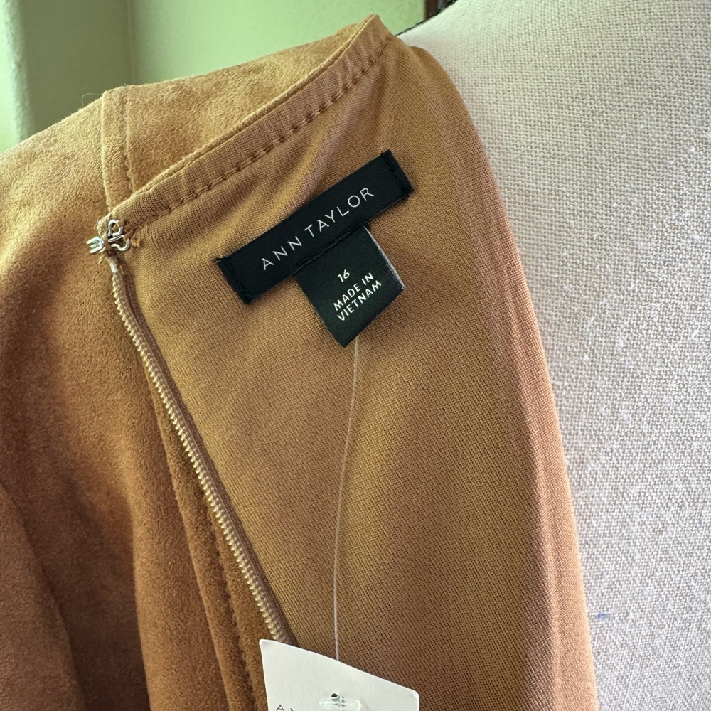 Ann Taylor Faux Suede Dress - Picture 4 of 9